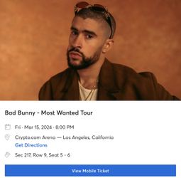 Bad Bunny tickets