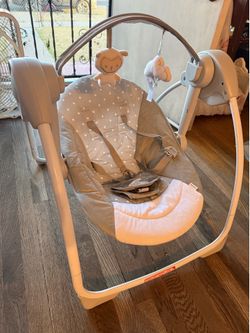 Gray swinger for babies (Infants)