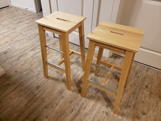 New Barstools w/ Metal Footrest