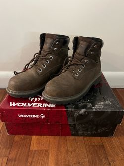 Wolverine steel toe women’s work boots size 8