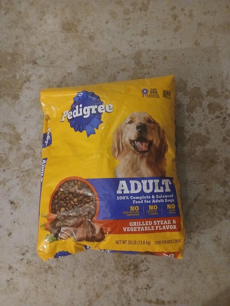 PEDIGREE Complete Nutrition Grilled Steak & Vegetable Adult
Dry Dog Food
30 LB BAG