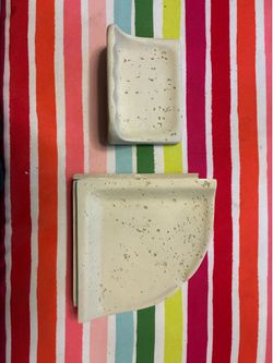 Daltile resin corner shelf and soap dish