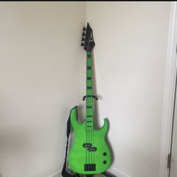 dean guitar lime green
