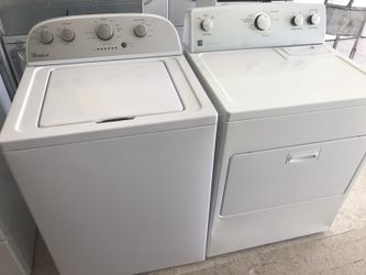 Set washer and electric dryer whirlpool