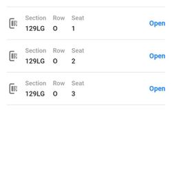 DODGER TICKETS AUG 20TH BOBBLEHEAD 