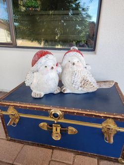 Hand Painted Snowbirds