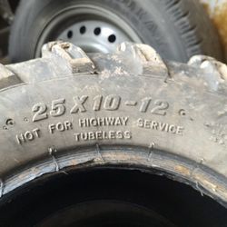 Tires full set 25×10-12 $100 obo