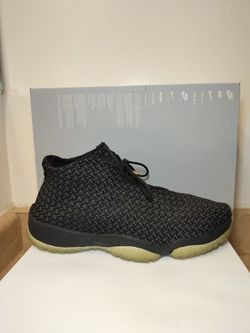 Air Jordan Future Premium Black Glow In The Dark 652141-003 Men's Size 10.5