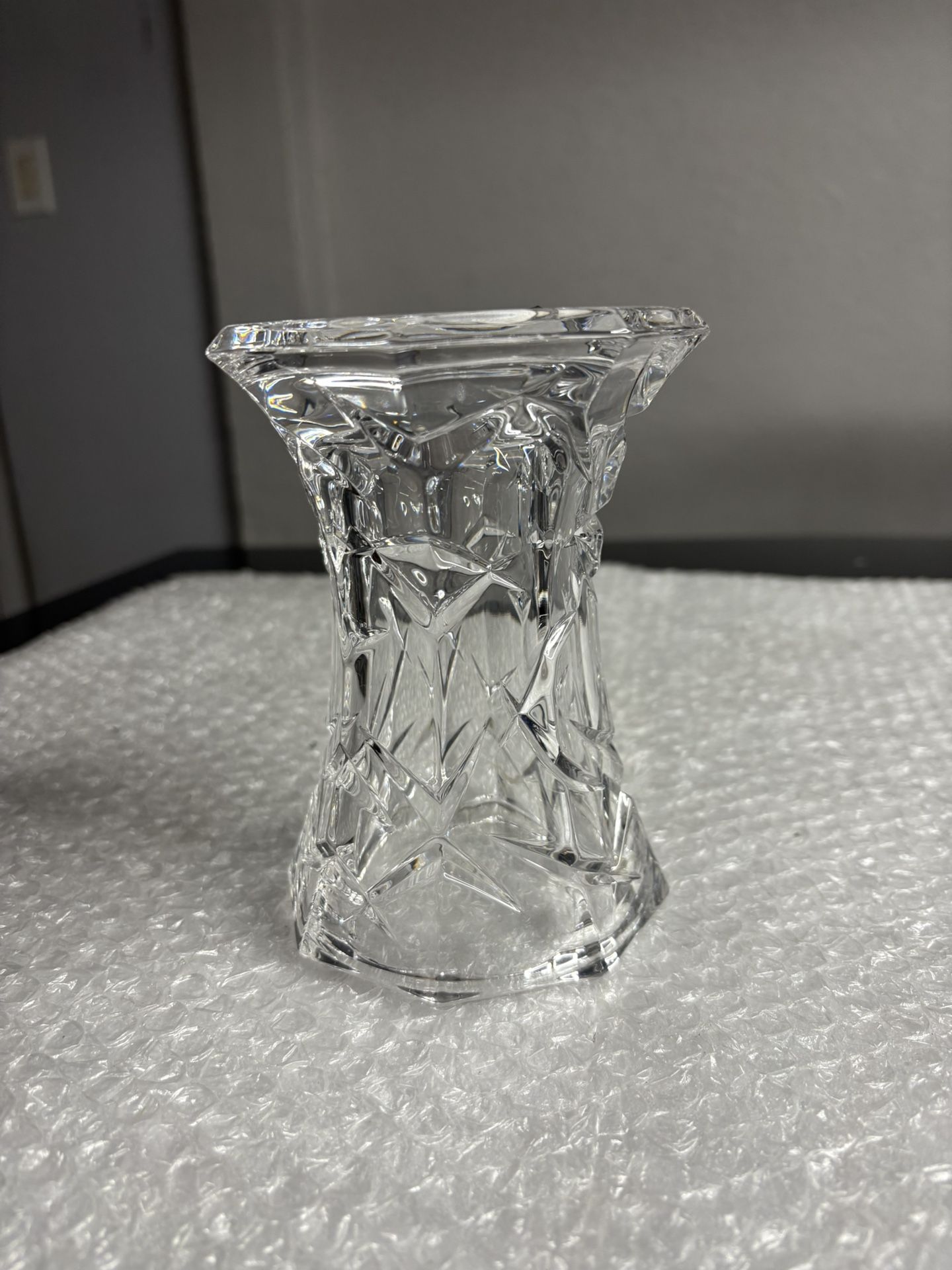 Marquis by Waterford Reversible crystal Vase/ Pillar Candle Holder