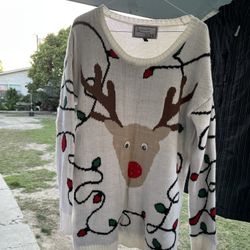 Un Sueter De Navidad  Zize 1X Es Nuevo &por $5dolls