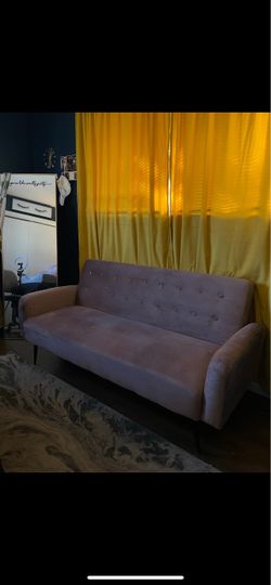 Tufted Velvet Sofa Futon