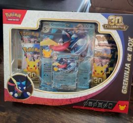 Pokémon TCG Greninja ex Box 30th Celebration