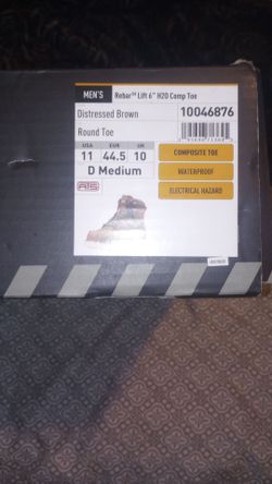 Men's Rebar Lift 6" H2O Comp Toe Work Boot