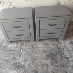 NIGHT STANDS SET  (2)