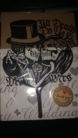 Till Death Do Us Part Cake Topper
