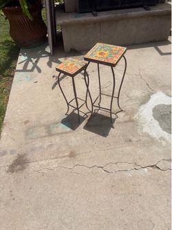 Small pool or garden tables