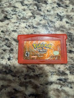 Pokémon fire/red gameboy advance game