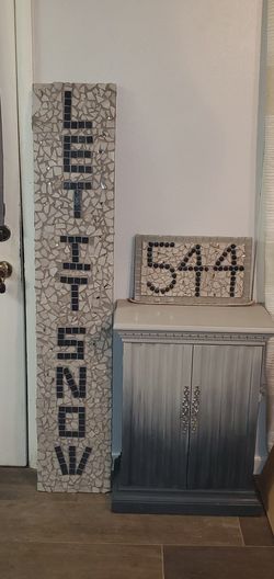 Custom Mosaic signs