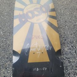 Vintage NOS Rare Christian Hosoi Sims Skateboard Signed #118 Of Only 150