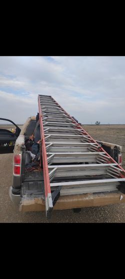16 ft fiberglass Aframe ladders $(contact info removed) no less