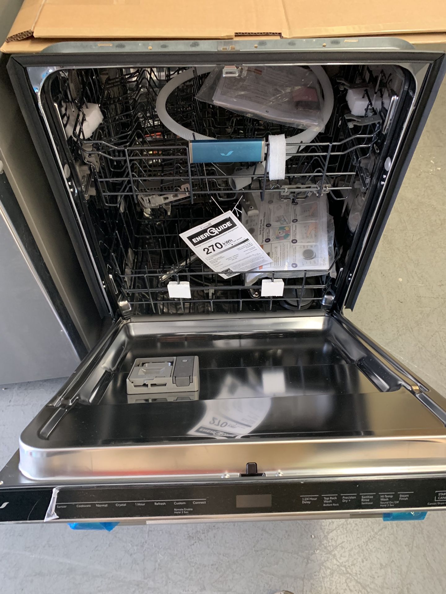 New scratch and dent JennAir stainless steel dishwasher 1 year warranty