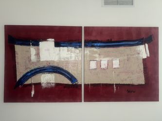 Original Dipthyc Paintings By Bosko Curich