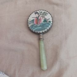 Vintage Geischa Mirror 