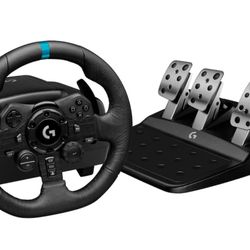 Steering Wheel Pedals and Chair