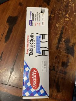 Neatiffy Disposable Plastic Table Cloth Roll | 54 in x 108 Ft