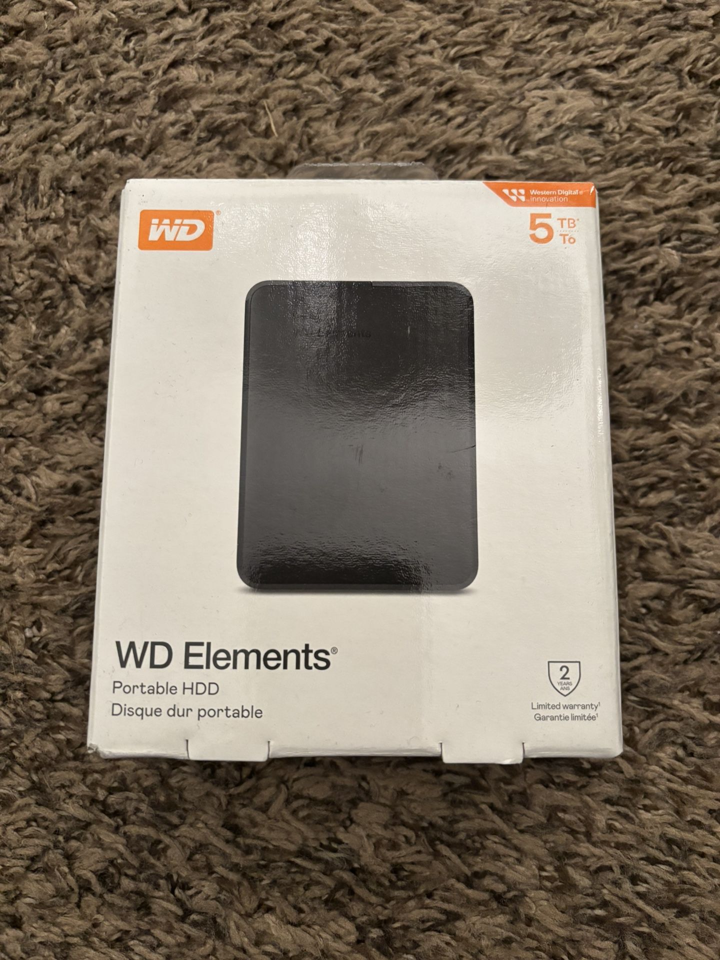 New WD 5TB Elements Portable External Hard Drive. Shoot Me Offer!