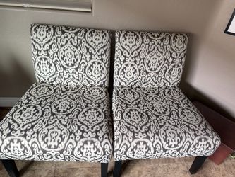 Set of 2 Upholstered Accent Chairs