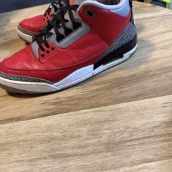 Nike Air Jordan 3 Retro SE “Unite/Red Black” CK5692-600 Men’s 12 M  Worn