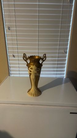 Art Nouveau Style Double-Handle Figural Vase
