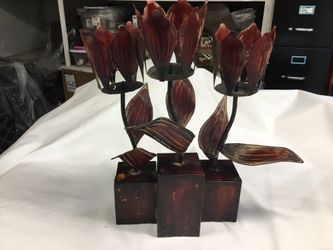 Metal Tulip Accessory /Candle Holder