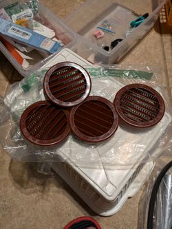 Set of 4 Brown Vent Covers