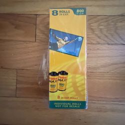 4 Rolls Kodak Max Versatility Plus 800 Film 35mm Expired - NEW SEALED