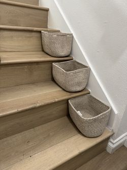 Staircase Storage Baskets Set 3