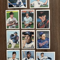 1990 Bowman Art Cards / Complete 11 Card Set