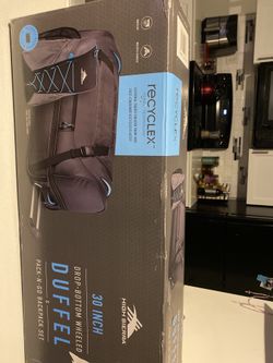 Brand New High Sierra 30" Drop-Bottom Wheeled Duffel & Pack-N-Go Backpack Set