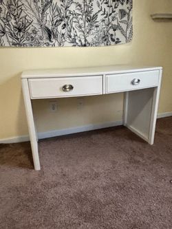 White desk