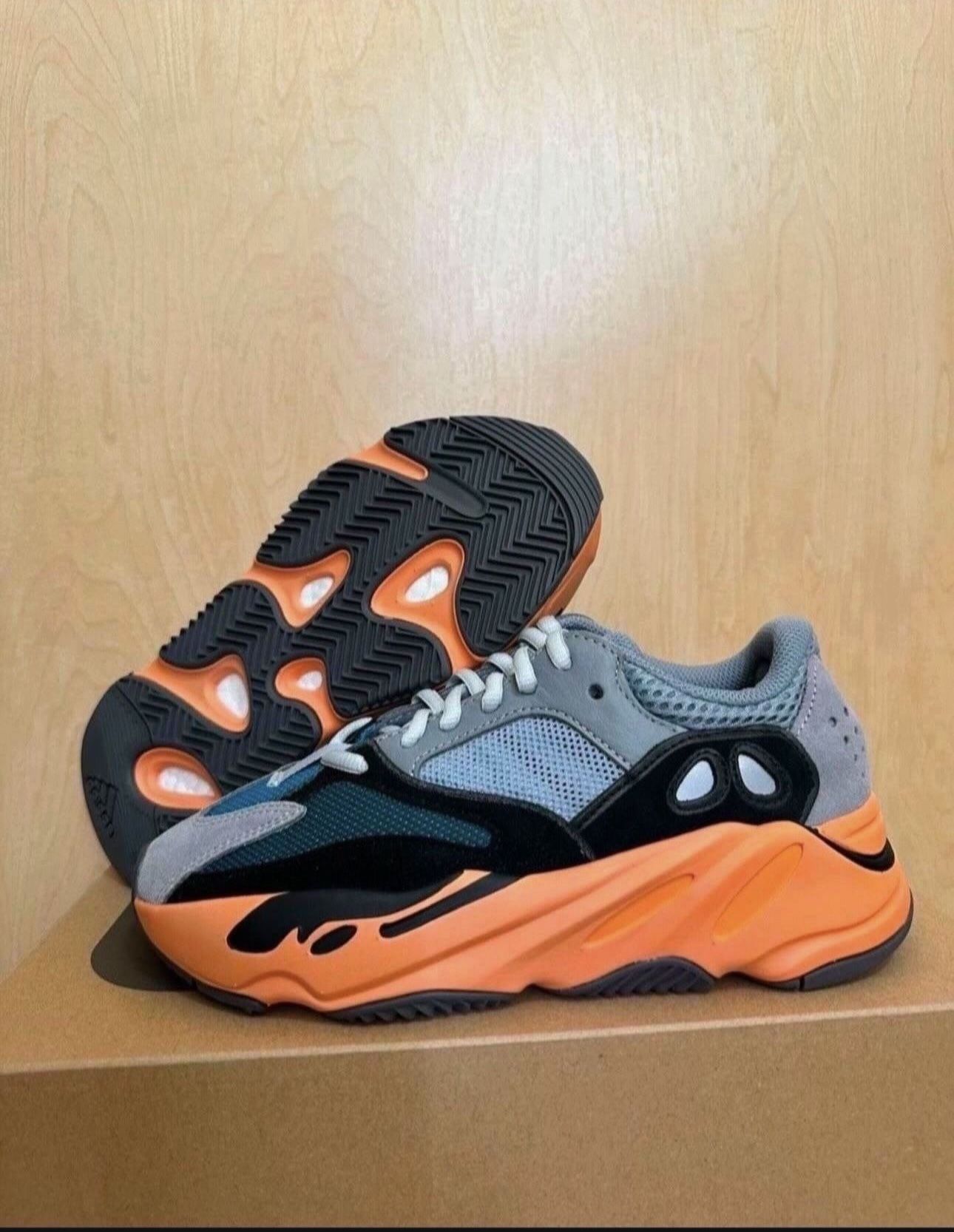 Adidas Yeezy Boost 700 Washed Orange Men's Size 4.5 / 5.5 Womens Brand New