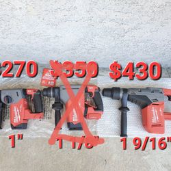 Milwaukee 1" Rotary Hammer Brushless Fuel M18 