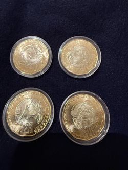 MEXICO 2026 FIFA. $20 Pesos. Brillante. Lot 4 PCs