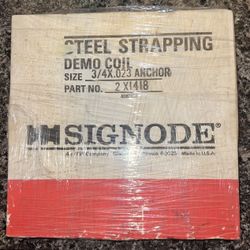 Signode Steel Strapping Demo Coil 3/4x.023 Anchor Part # 2x1418