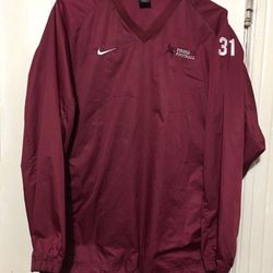 Nike vintage Fisher Football team V neck sweater size XL