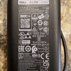 dell 65w watt charger adapter usb-c laptop notebook power