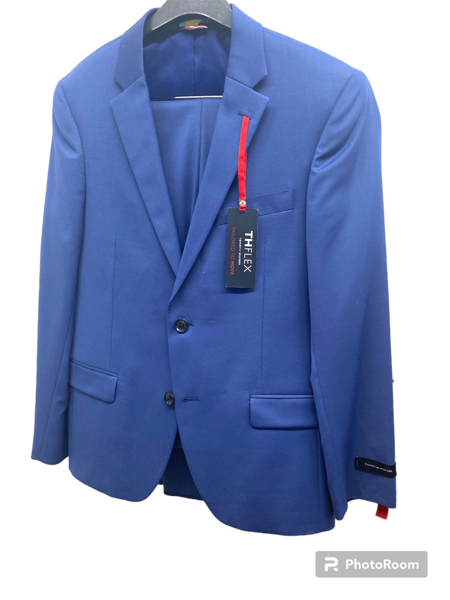 New TOMMY hilfiger SUIT Blue  pants & jacket 