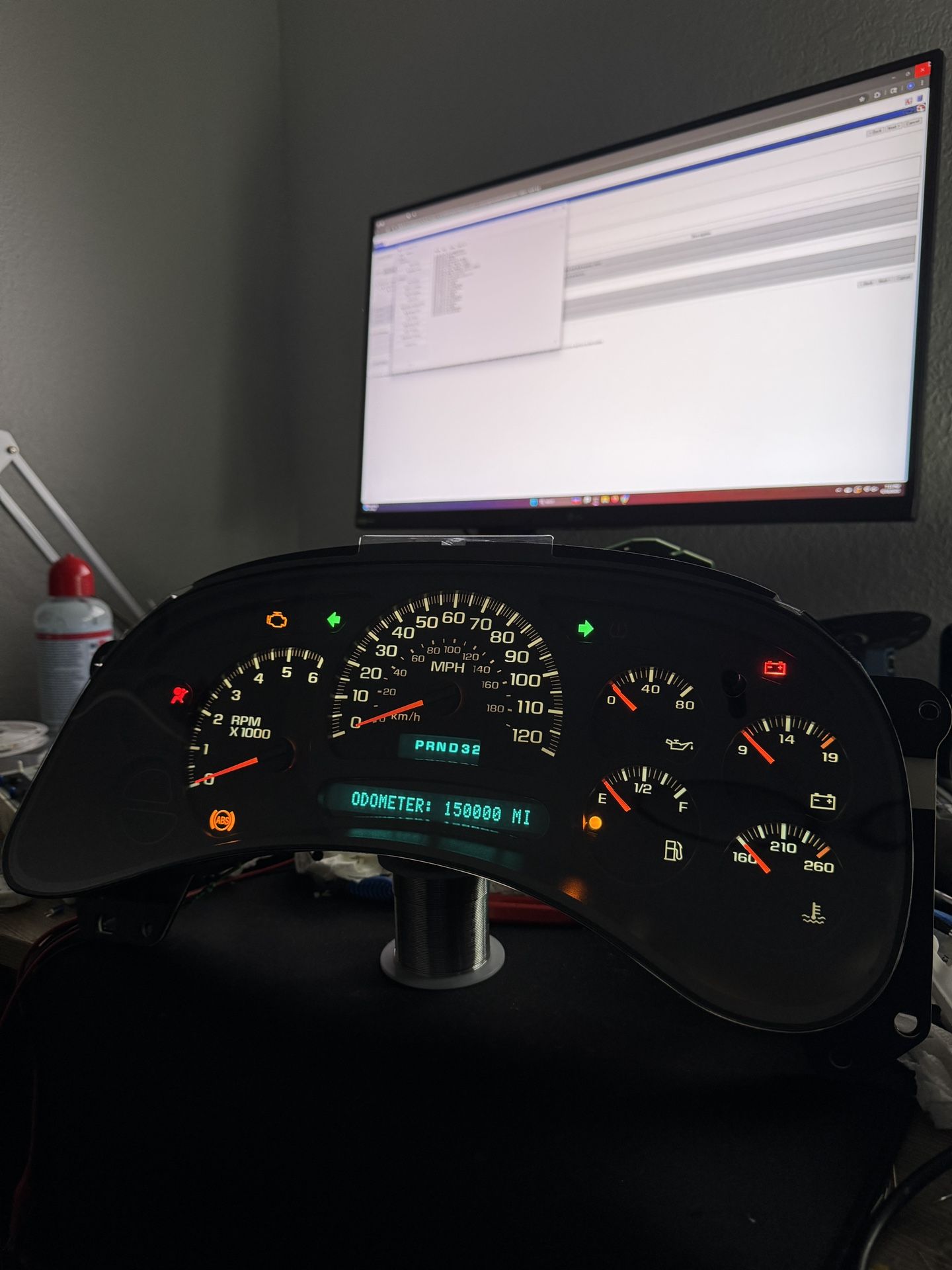 GM GAUGE CLUSTER 2003-2007