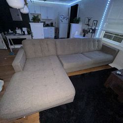 Grey Sectional Couch - 10 feet x 6 feet (Pick up only!)