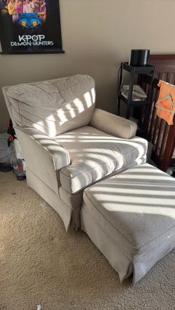 Free Rocking Chair and Ottoman